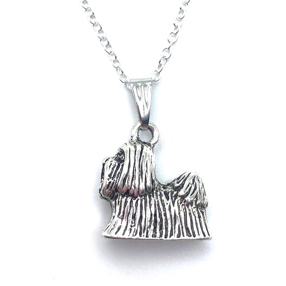 Maltese Shih Tzu Dog Necklace - Picture 2 of 9